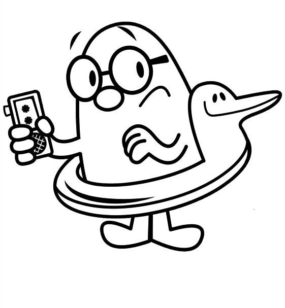 coloriage monsieur nerveux